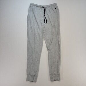 Polo Ralph Lauren Sleepwear Pants Mens Medium Gray Drawstring Bottoms Joggers